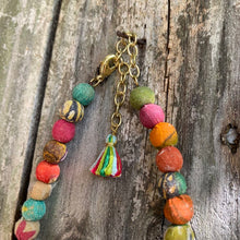 Load image into Gallery viewer, Recycled Sari jewellery - short necklace