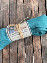 Load image into Gallery viewer, Silk and cotton blend scarf - block colours