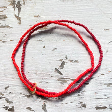 Load image into Gallery viewer, Bracelet - fine beaded with heart