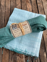 Load image into Gallery viewer, Silk and cotton blend scarf - block colours