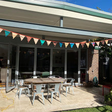 Load image into Gallery viewer, Recycled silk sari bunting