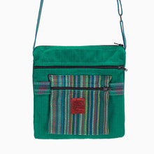 Load image into Gallery viewer, Cotton shoulder bags - double sided 'saddle'