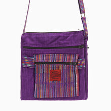 Load image into Gallery viewer, Cotton shoulder bags - double sided 'saddle'