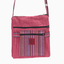 Load image into Gallery viewer, Cotton shoulder bags - double sided 'saddle'