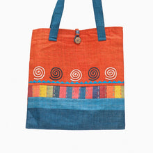 Load image into Gallery viewer, Stylish hemp tote bag