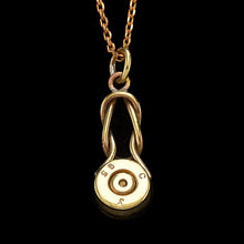Load image into Gallery viewer, Recycled Bombshell Bullet Twist Pendant (only)