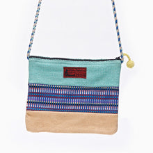 Load image into Gallery viewer, Three panel cotton shoulder bag