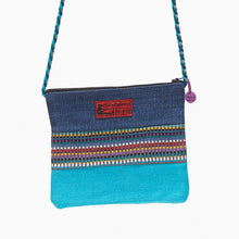 Load image into Gallery viewer, Three panel cotton shoulder bag