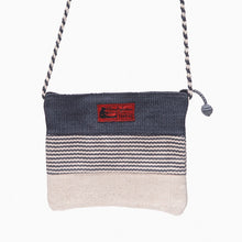 Load image into Gallery viewer, Three panel cotton shoulder bag