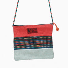 Load image into Gallery viewer, Three panel cotton shoulder bag