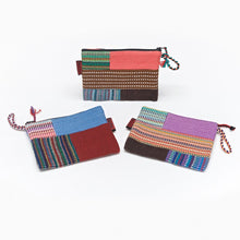 Load image into Gallery viewer, Patchwork cotton purse