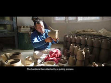 Load and play video in Gallery viewer, Ceramic Teapot (cylinder) shape