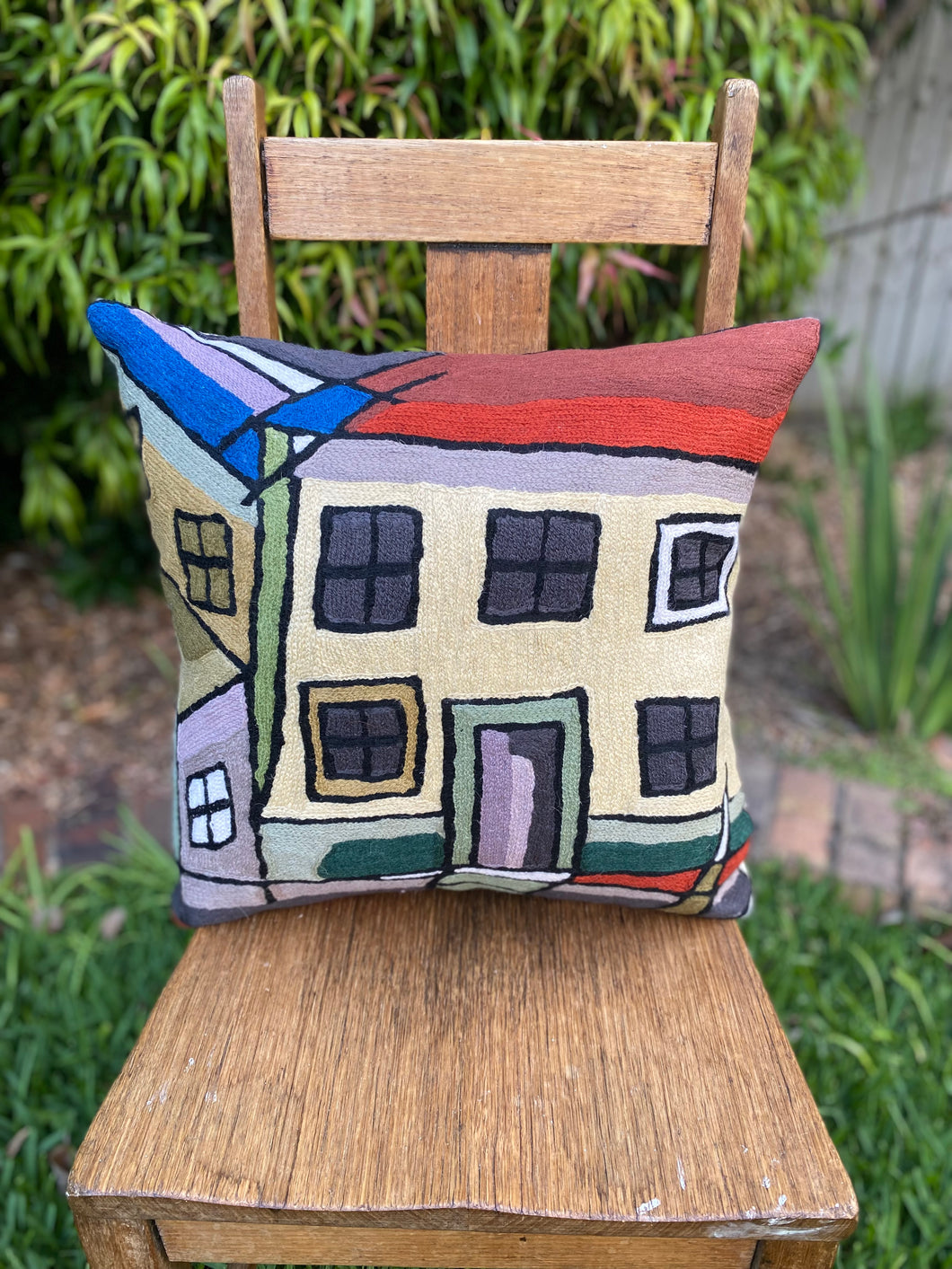 Cushion Cover - Houses Square