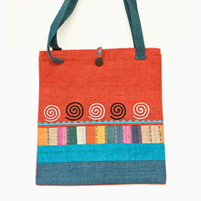 Load image into Gallery viewer, Stylish hemp tote bag