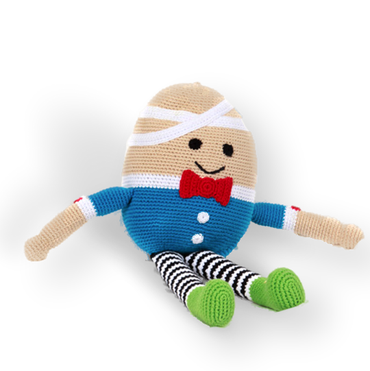Cotton knitted toys - Humpty Dumpty