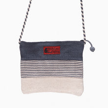 Load image into Gallery viewer, Three panel cotton shoulder bag
