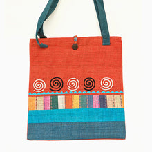 Load image into Gallery viewer, Stylish hemp tote bag
