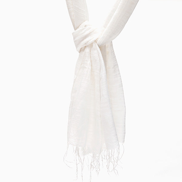 Silk and cotton blend scarf block colours – Global Conduct