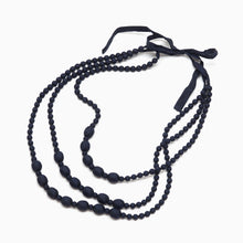 Load image into Gallery viewer, Silk ball necklace - 3 strands
